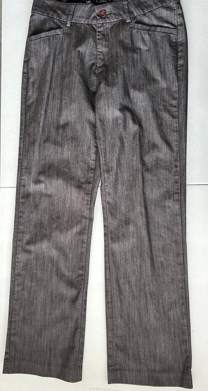 Lee Jeans wide leg dark gray size 8